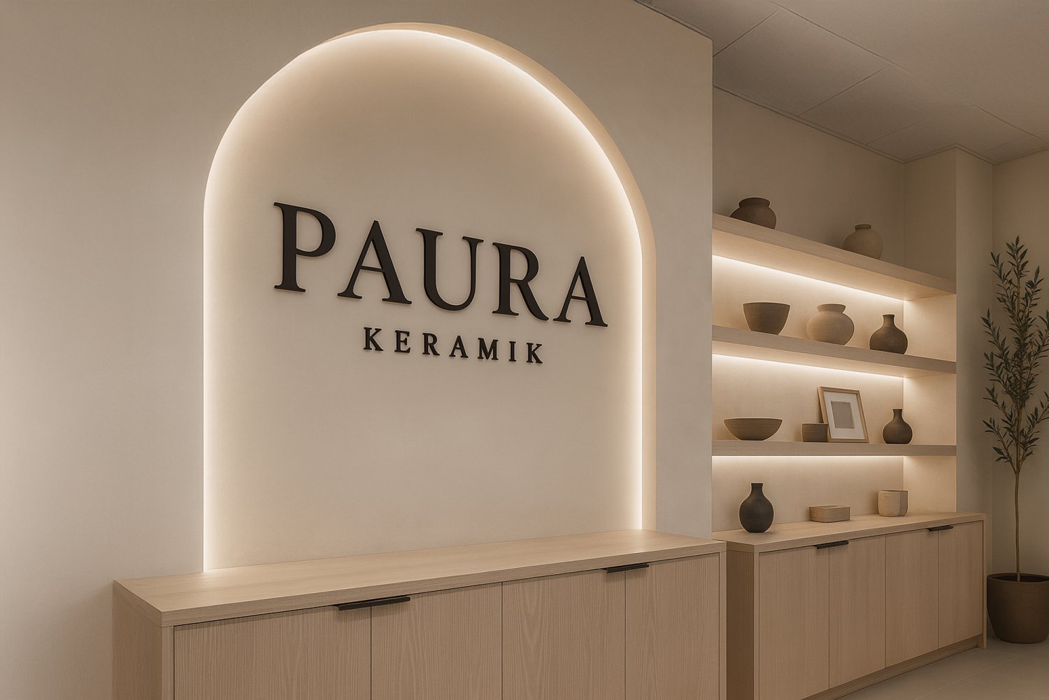 Udskårne sorte bogstaver til væg