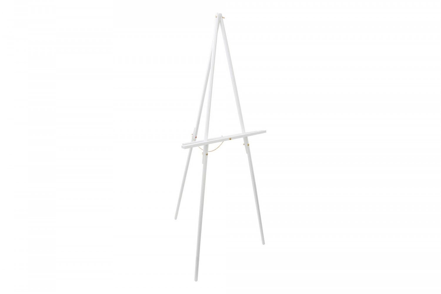 Hvidt staffeli i træ