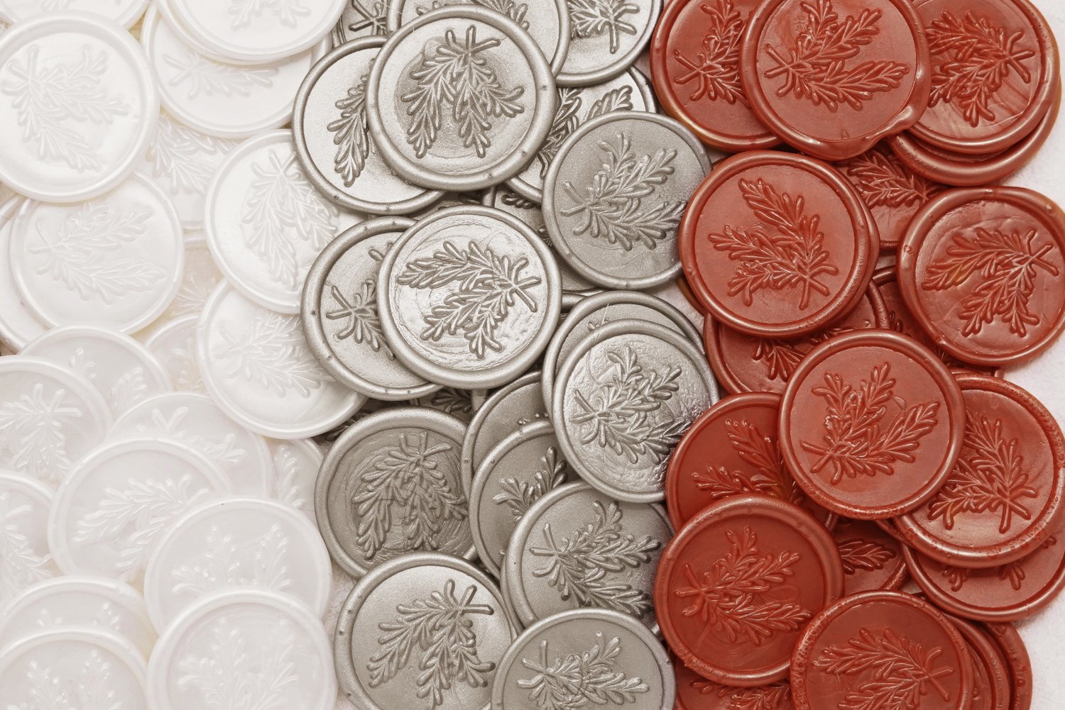 Selvklæbende laksegl (Tilkøb til logo lakseglstempel)