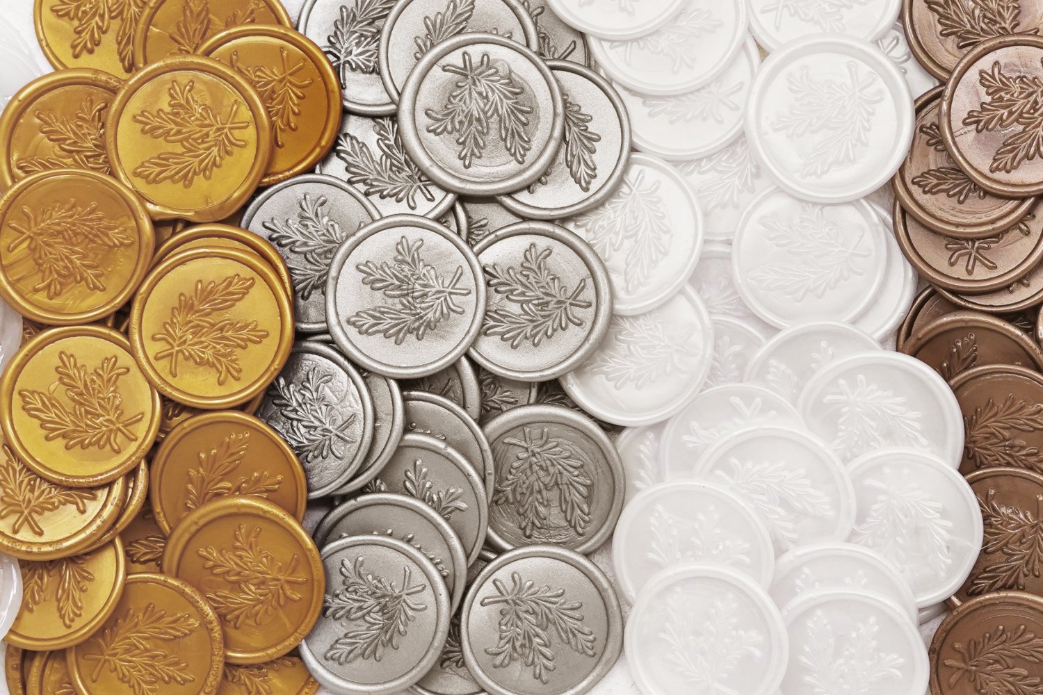 Selvklæbende laksegl (Tilkøb til logo lakseglstempel)