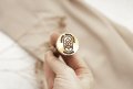Laksegl stempel med eget logo