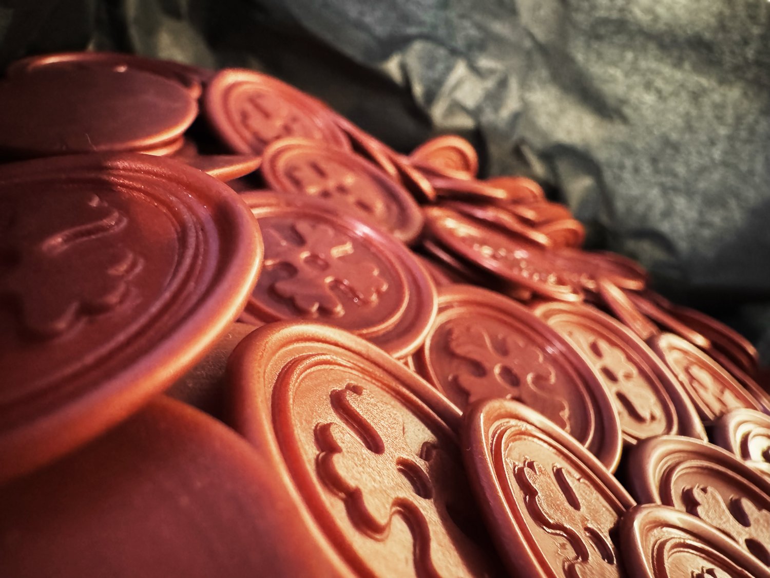 Selvklæbende laksegl (Tilkøb til logo lakseglstempel)